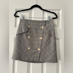 LAUNDRY PLAID SKIRT SIZE 0